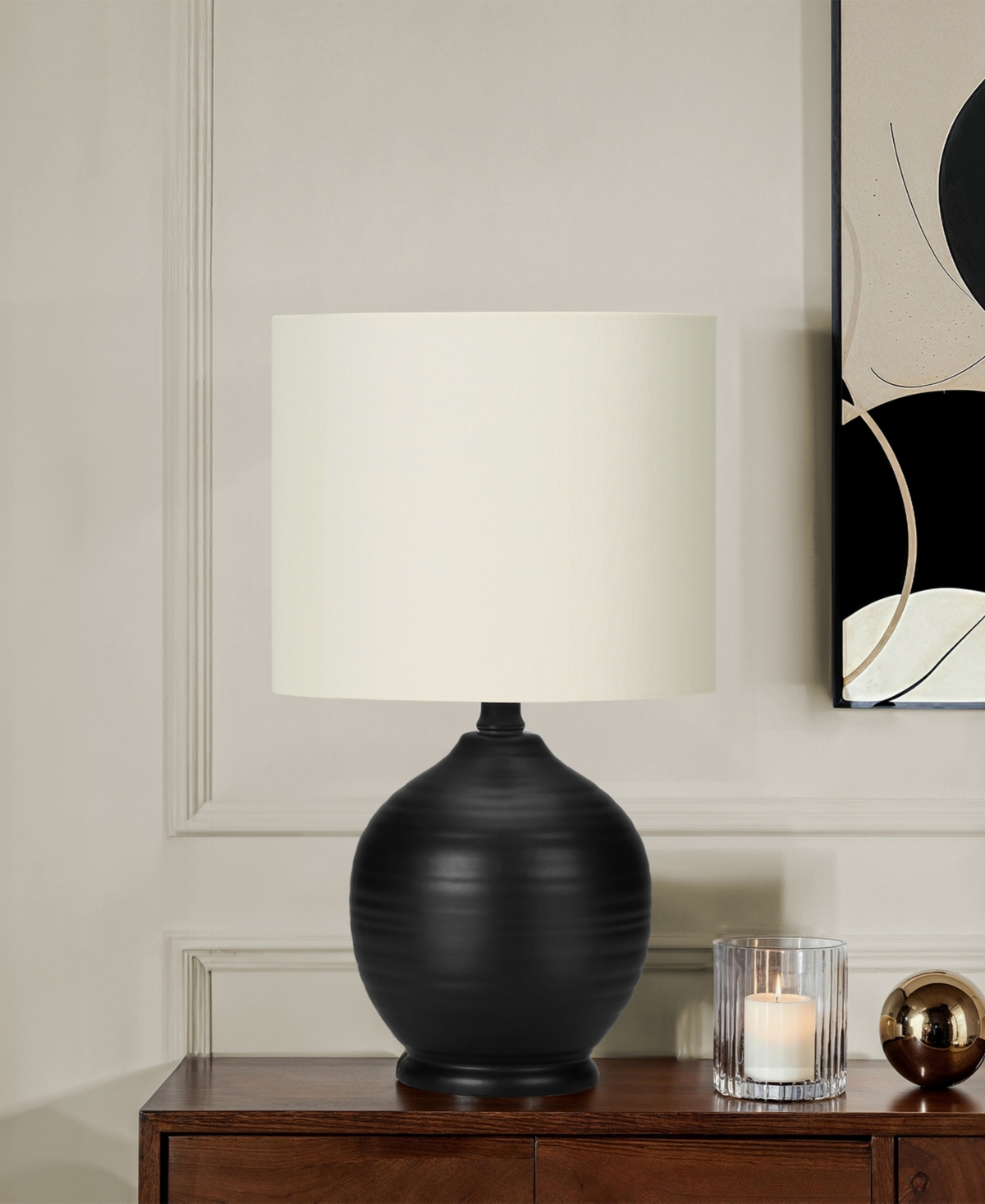 Monarch Specialties Lighting 17" Ceramic Table Lamp
