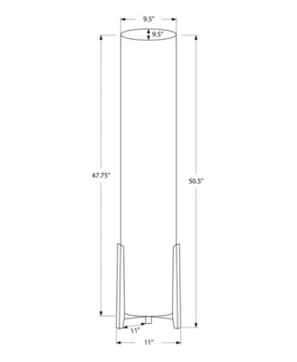 Lighting 50" Linen Floor Lamp