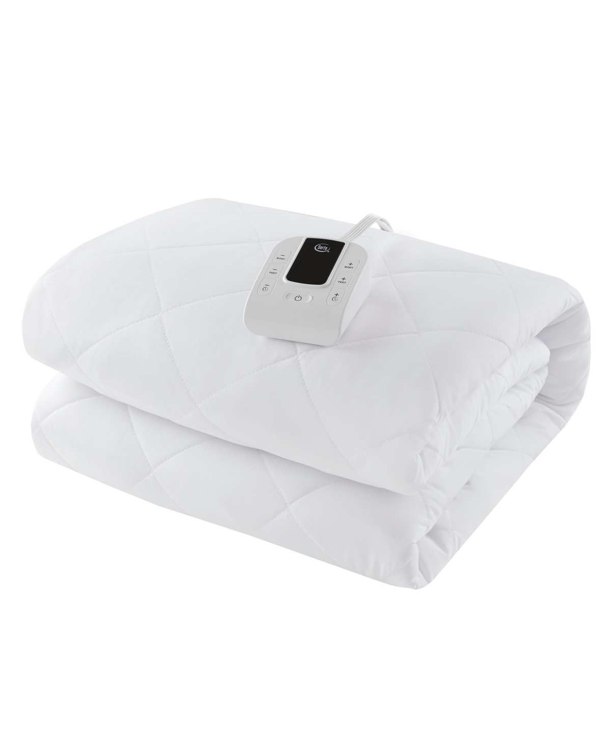 Serta Microfiber Zoned Heated Mattress Pad