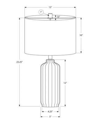 Lighting 23" Ceramic Table Lamp