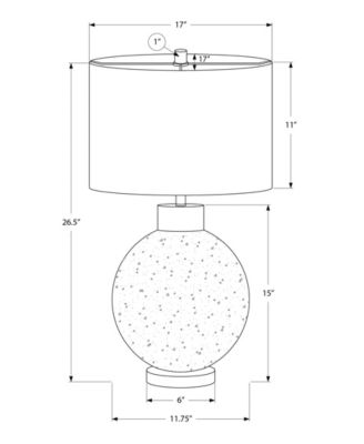 Lighting 27" Plastic Table Lamp