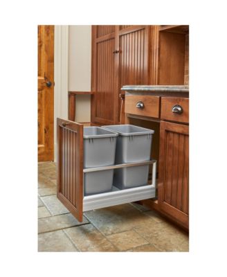 Double Pullout Kitchen Trash Can 35 qt. Rev-A-Motion, 5149-18DM-217