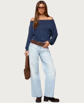 Women's Nannie Off Shoulder Oversized Top