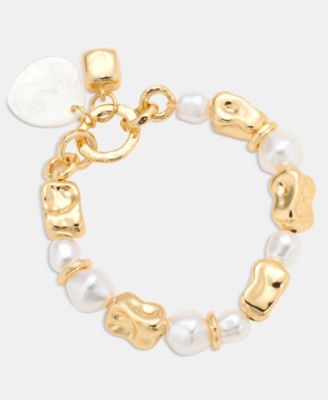 Imitation Pearl Stretch Bracelet, Macy's Exclusive
