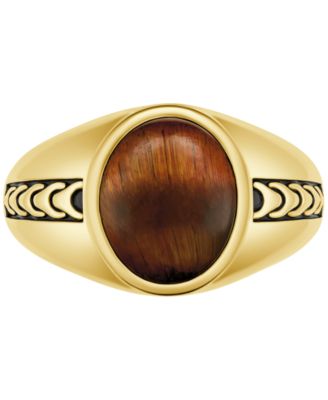 Men's Gold Plated Statement Ring