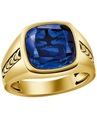 Men's Gold Plated Statement Ring