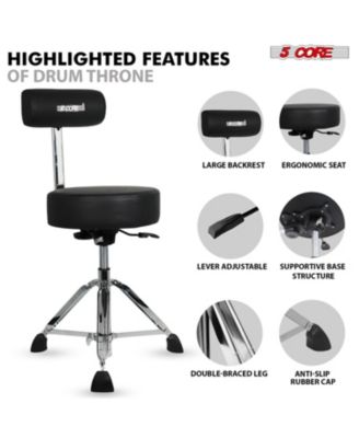 5Core Wireless Phone Charging Pad 15W Qi-Certified Fast Charger Mat Cargador