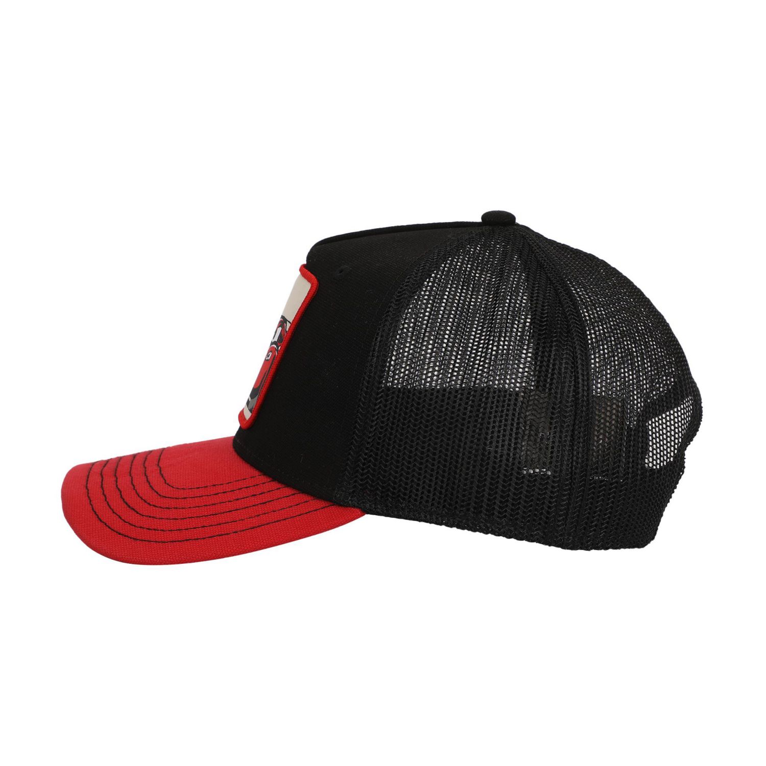 Men's Mcqueen Woven Patch Canvas And Mesh B5 Trucker