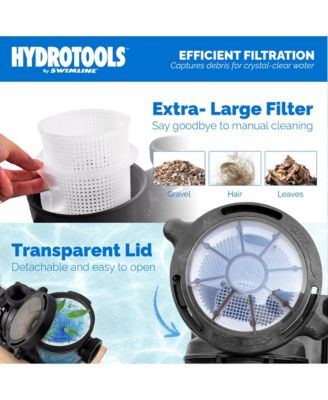 HydroTools Hydro Flo 1.5 HP 5820 GPH 2 Speed Horizontal Discharge Pump