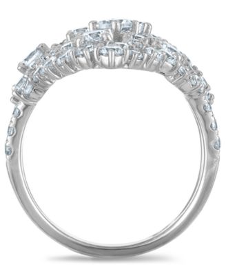 White Diamond Ring (3.50 ct. t.w.) in 14k White Gold
