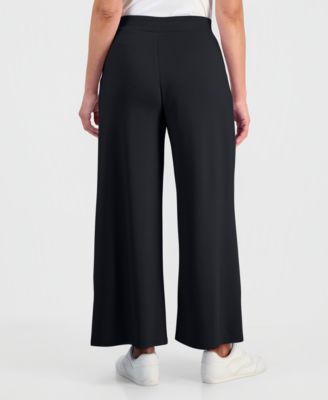 Petite High-Rise Wide-Leg Sweatpants, Macy's Exclusive  