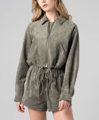 Women's Front Zip Collared Jacket