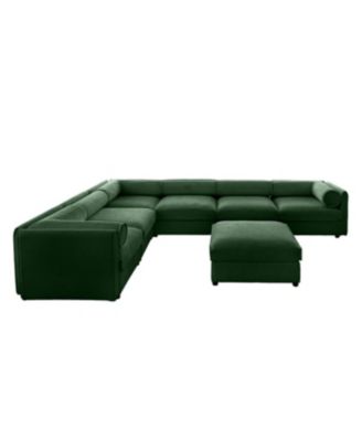 Large Modular Sectional Sofa with Storage, Chenille