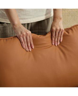 Streamdale Cat paw leather upholstered sofa 2PC, Nordic retro single casual sofa chair