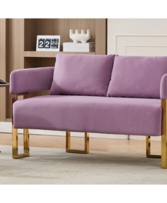 Streamdale Modern decorative chair with gold legs for living room, office, reception