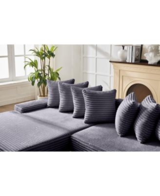 Streamdale Convertible Floor Sofa Bed, Foldable Mattress Cloud Couch for Space Saving