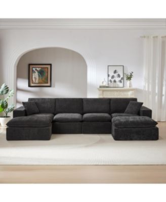 Streamdale Modern Chenille Cloud Sofa - Freely Combinable & Comfortable