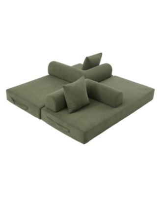 Streamdale Foldable & Compressible Sofa with Metal Frame for Small Spaces