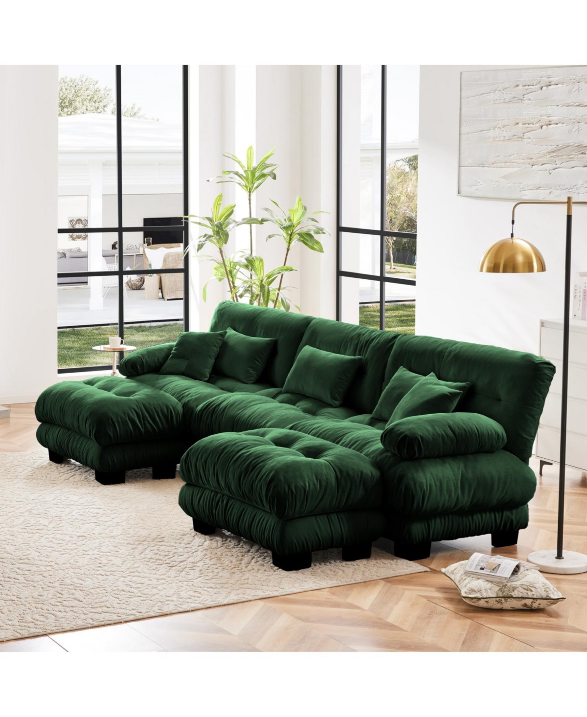 Streamdale Luxury Modular Sectional Sofa Couch - Oversized U Shaped Cloud Couch