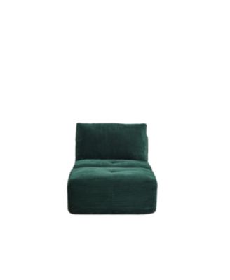 Streamdale Modern Memory Foam Sofa, Single Chaise, Pet-Friendly Cloud Modular Sectional, Green