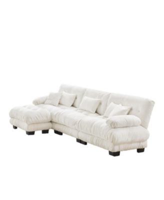 Luxury Modular Sectional Sofa Couch, Oversized L Shaped Cloud Couch