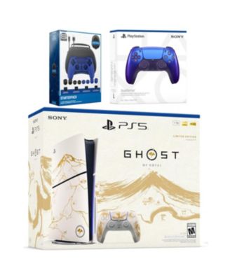 PlayStation 5 Ghost of Yotei Disc Bundle + Extra Controller, Accessory Kit - Chroma Teal