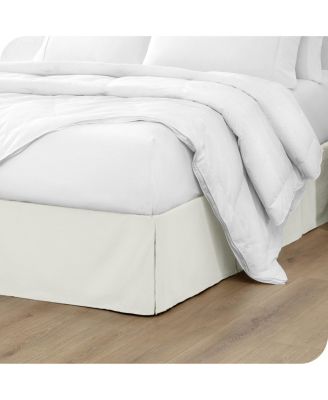 Tailored Microfiber Pleated Bedskirt, Full