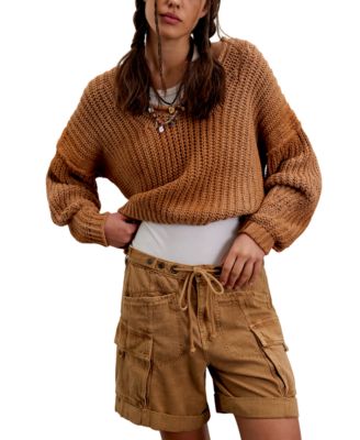 Women's Frankie Washed Low-Rise Shorts