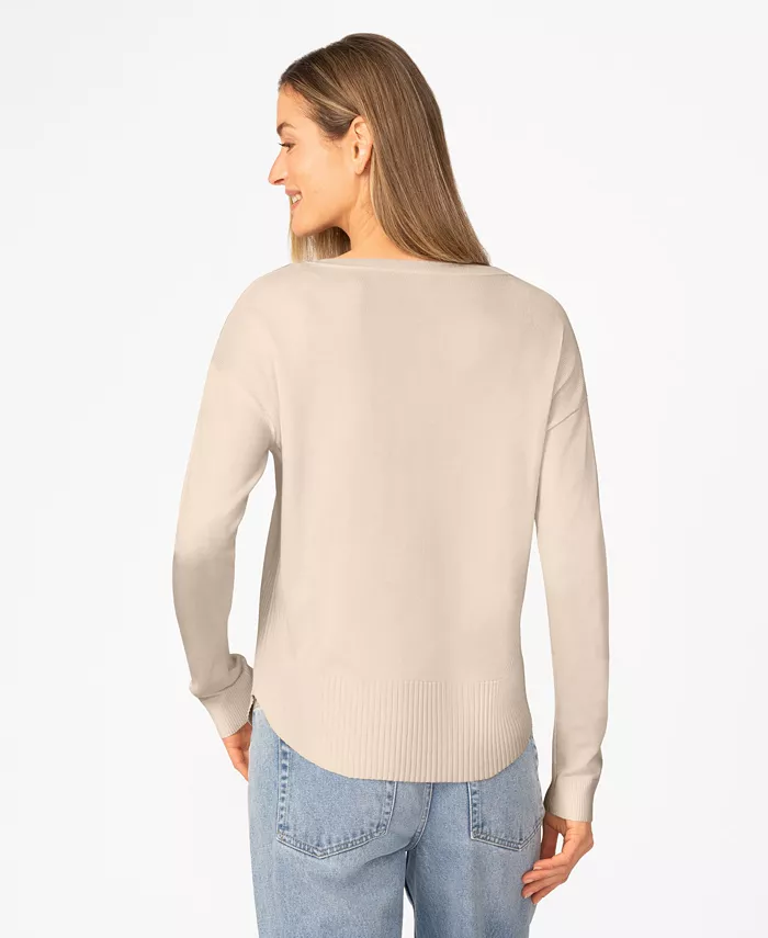 Petite Round Hem Pull-on Sweater - thumbnail 8