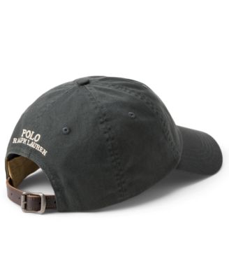 Men's Bear Graphic Twill Ball Cap
