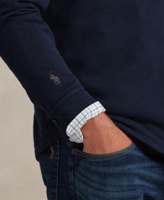 Men's Long-Sleeve Double Knit Tech Hybrid Shirt Jacket