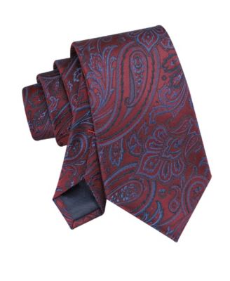 Men's Silky Paisley Pattern Classic Tie