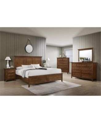 Nightstand, 3 Drawer in Tuscan