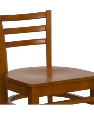Ladder Back Wooden Restaurant Dining Chair
