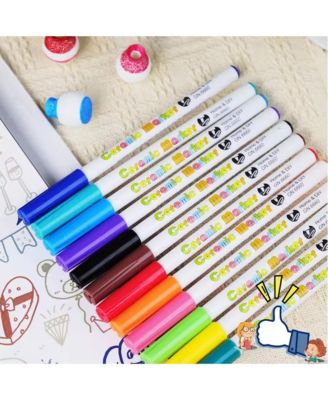 12 Colors Ceramic Marker, Acrylic Paint Pens for DIY, Ceramic Painting, Wood, Rock Paint and Glass Drawing