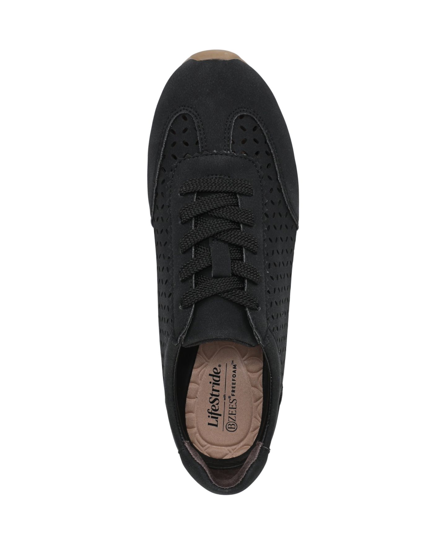 Женские кроссовки LifeStride Forsythia Lace-Up, цвет: Чёрная искусственная кожа — фото 4