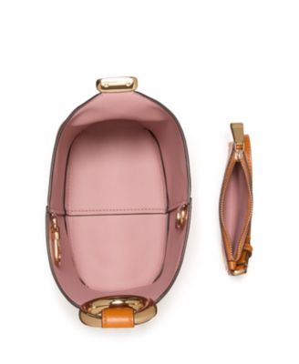 Halo Mini Smooth Leather Bucket Bag