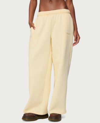 Women's Basic Girl Wide Leg Sweatpants