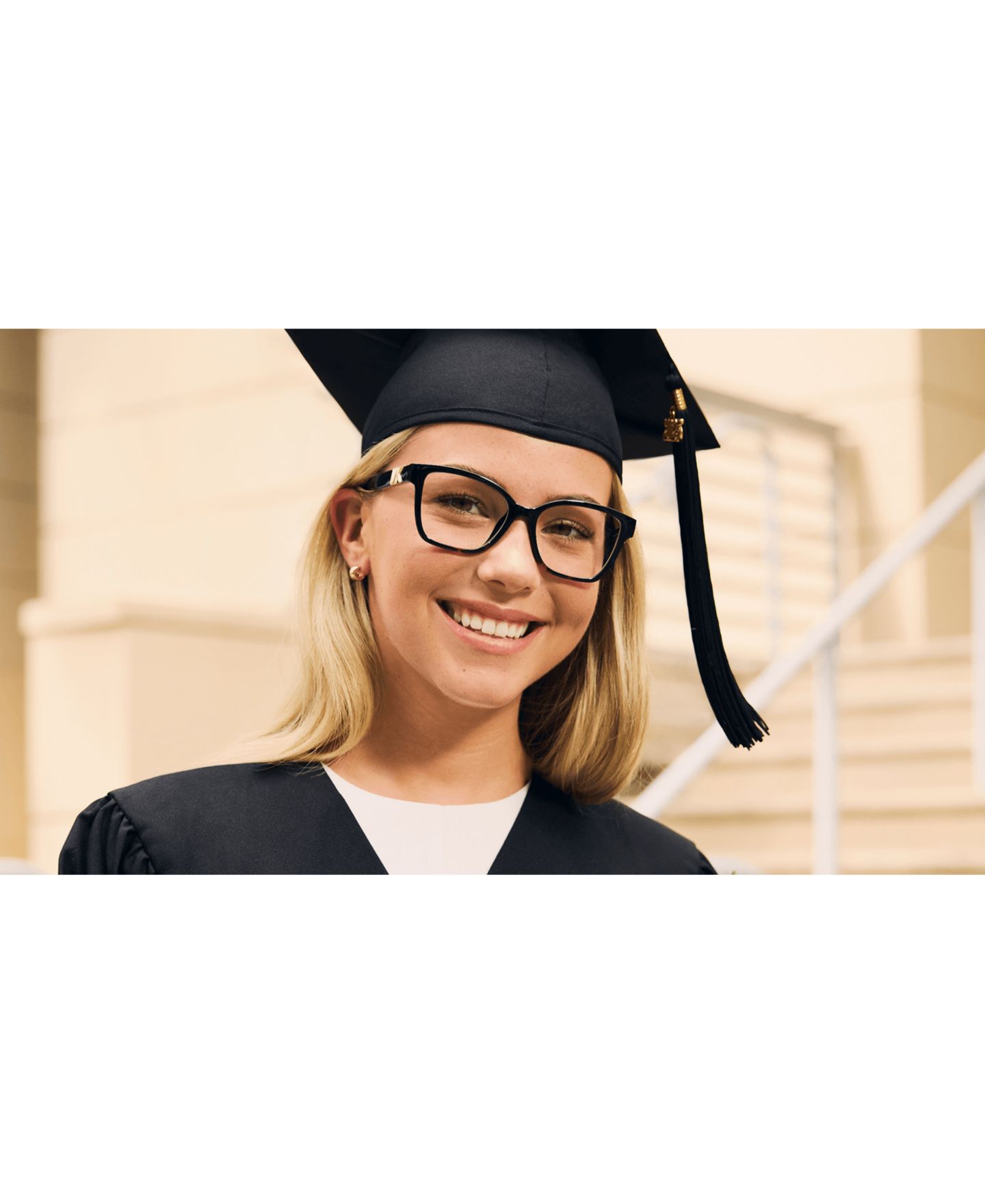 Женские очки Michael Kors Woman Square Plastic MK4094U Karlie I Eyeglasses, цвет: Чёрный / Черепаховый — фото 6