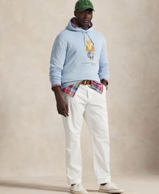 Men's Big & Tall Bear Graphic Long-Sleeve Hoodie