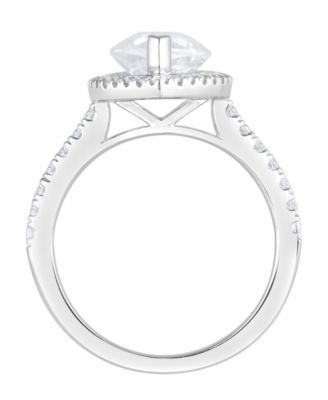 Certified Lab Grown White Diamond Solitaire Ring (4-1/2 ct. t.w.) in 14k White Gold