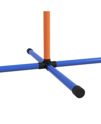 Dog Agility Training Equipment W/ Weave Poles, Adjustable Hurdle