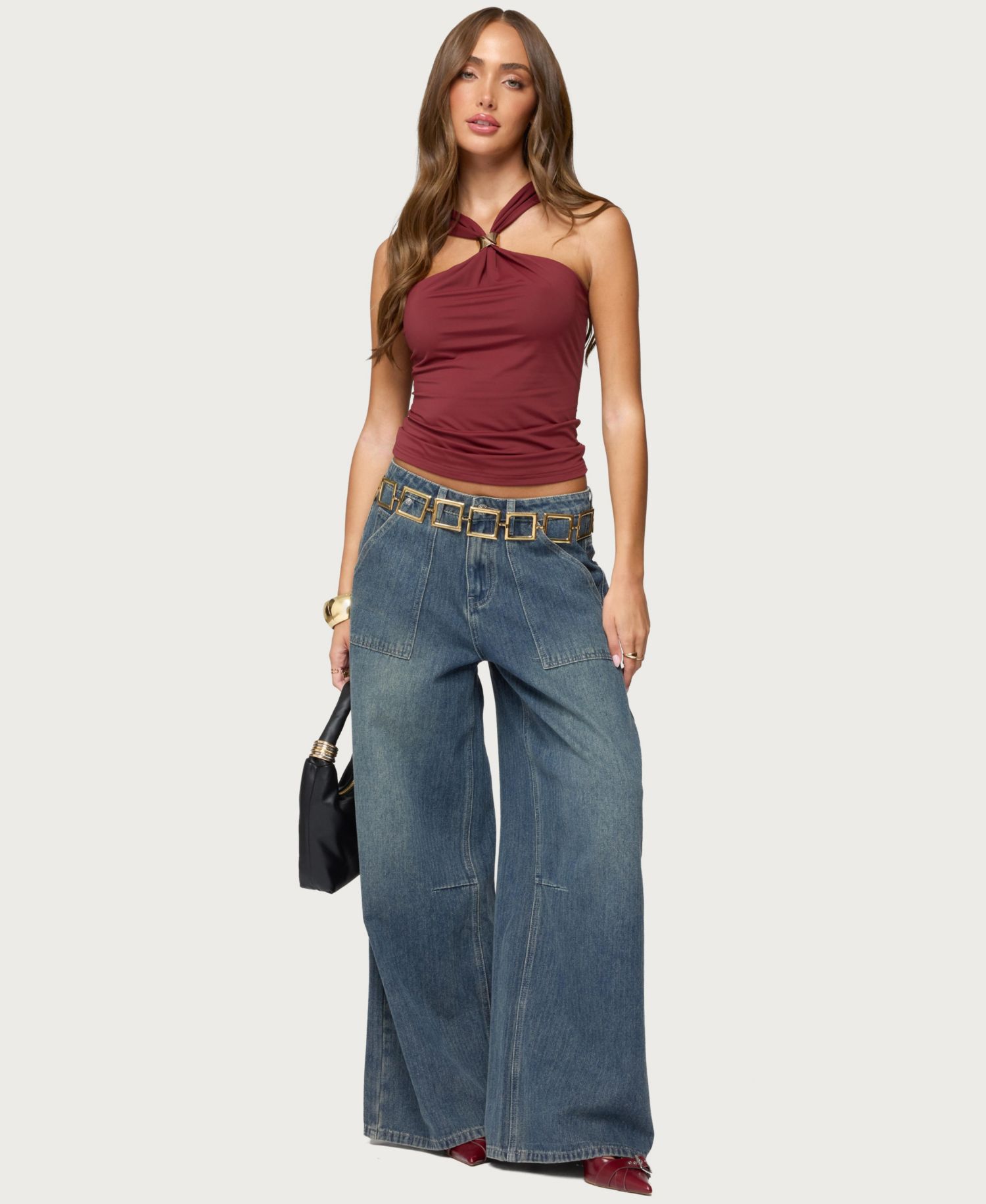 Women's Jaycee Low Rise Baggy Carpenter Jeans