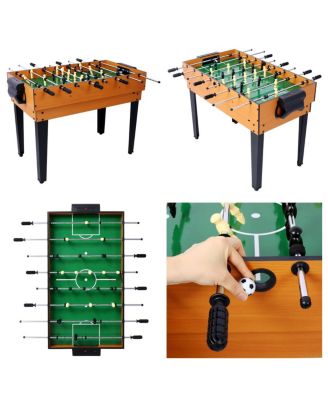 Rbied 5-in-1 Multi-Game Table with Foosball, Billiards, Ping Pong, Hockey & Basketball, Black MDF Indoor Sports Table for Kids and Adults-Rbied