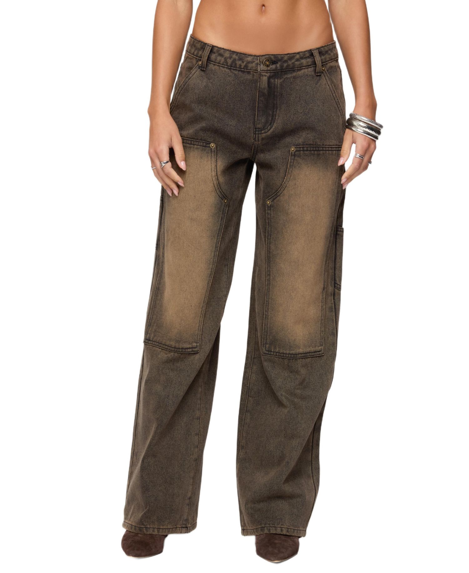 Women's Ayla Low Rise Baggy Carpenter Jeans