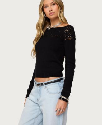 Women's Lillis Boat Neck Knit Top