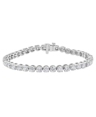 Diamond (8 ct. t.w.) Bracelet in 14k White Gold