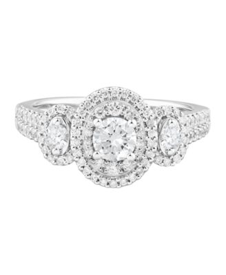Diamond Engagement Ring (1 ct. t.w.) in 10k White Gold