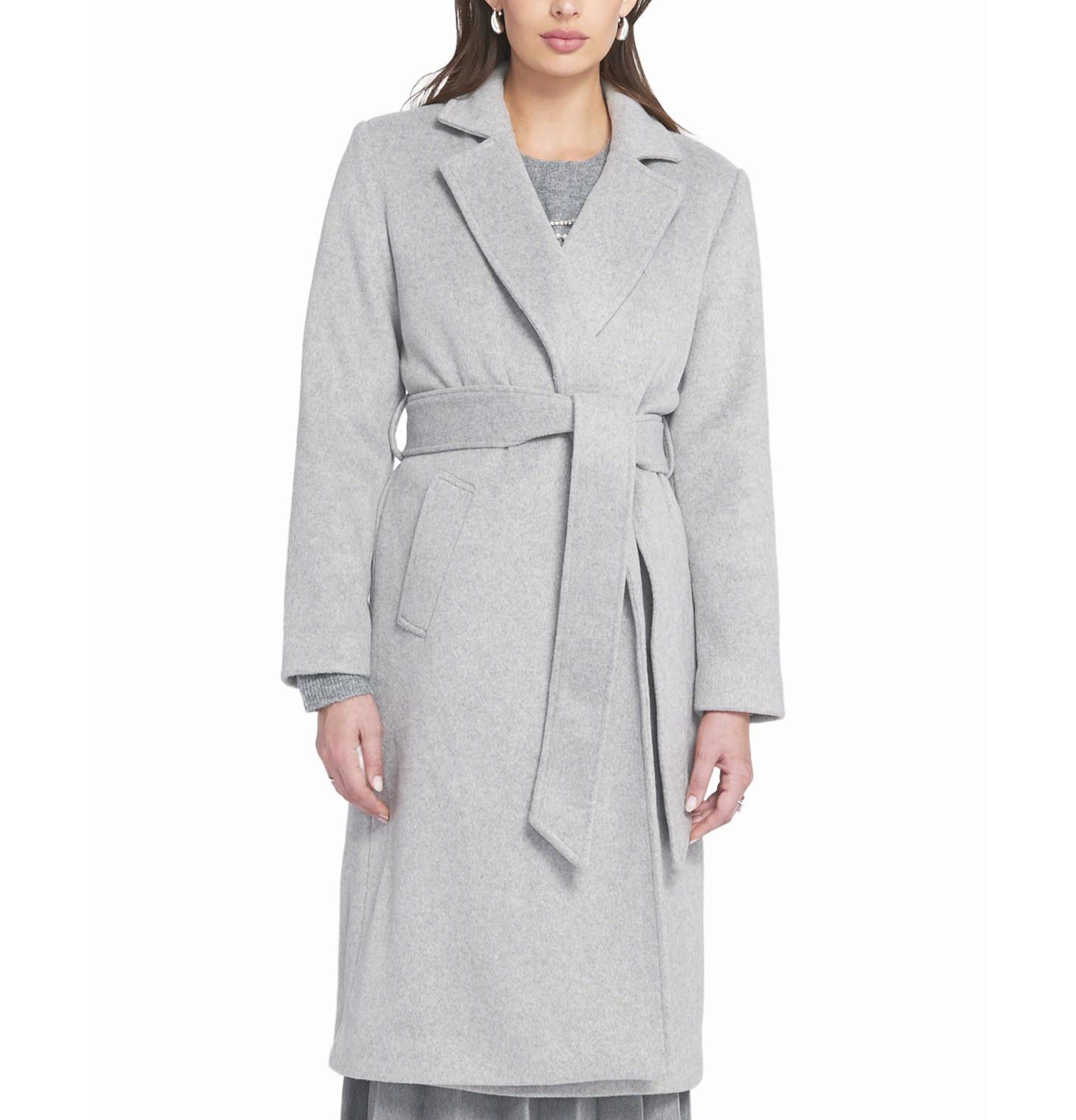 Женская куртка ELLE Collection Melton Wrap Coat Belted/Wrap — фото 1