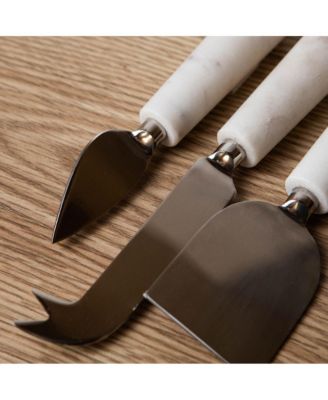 Boxed Set of Marble Cheese Tools